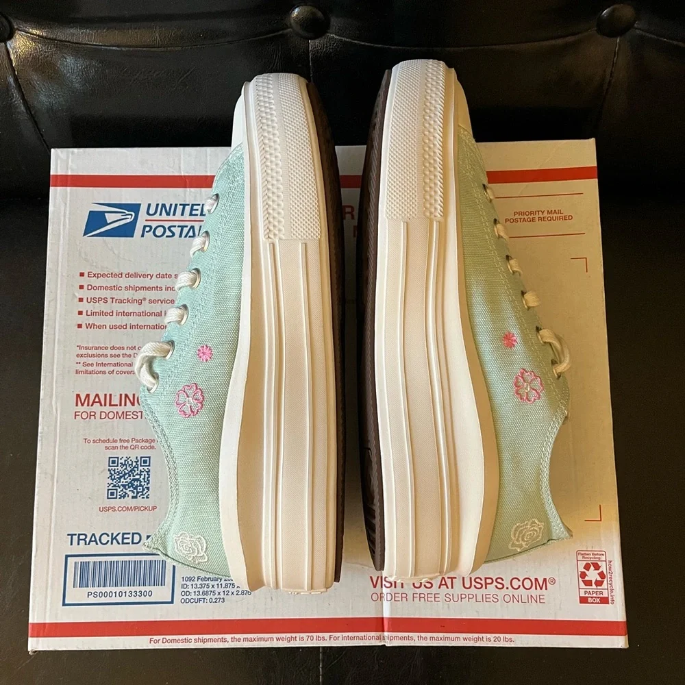 Converse Chuck Taylor All Star Move Platform Low Summer Embroidery - Picture 5 of 7
